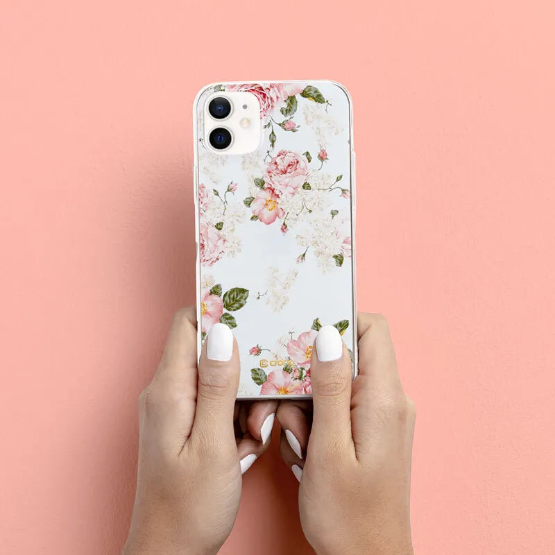 „Crong Flower Case“ – „iPhone 12 Mini“ dėklas (02 raštas)