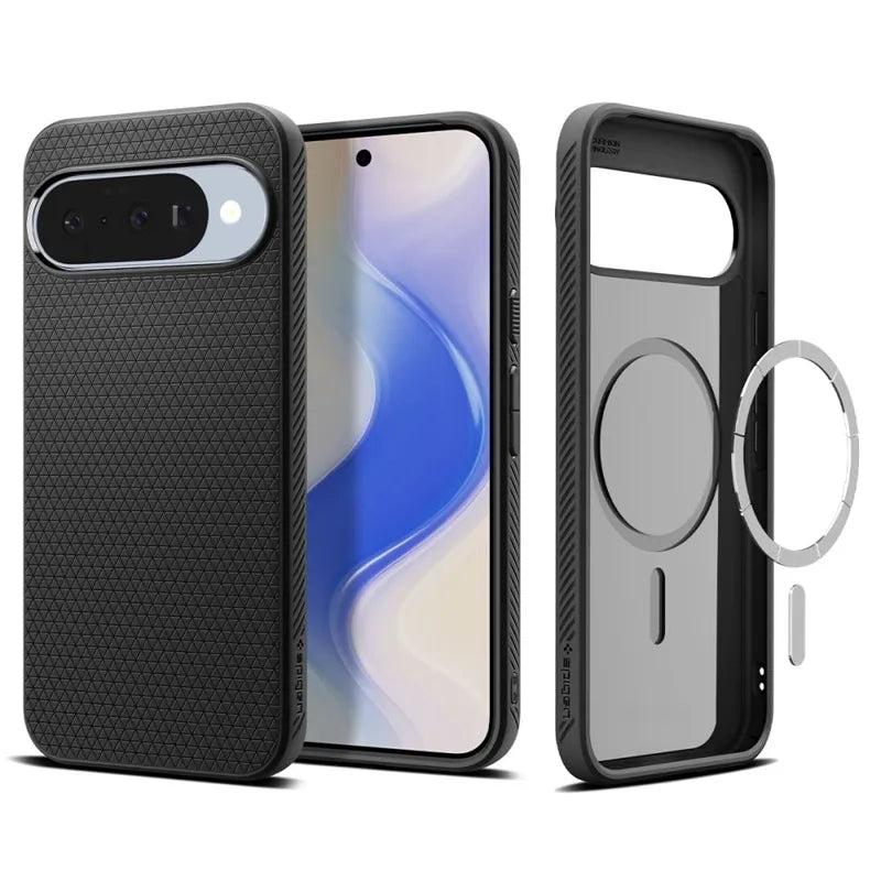 Spigen Liquid Air Mag MagSafe – dėklas Google Pixel 10 / 10 Pro (Matte Black)