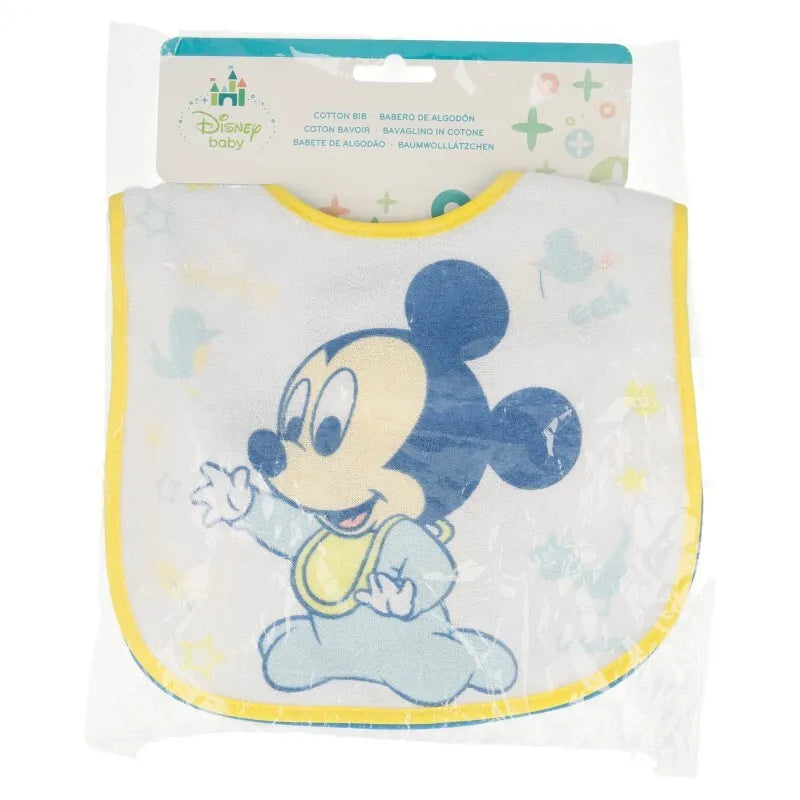 Mickey Mouse - Mažas seilinukas su lipduku (2 vnt.)