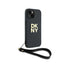 DKNY Wrist Strap Stock Logo – dėklas iPhone 15 Plus (juodas)