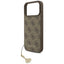 Guess 4G Charms Collection MagSafe – iPhone 17 Pro Max dėklas (rudas)