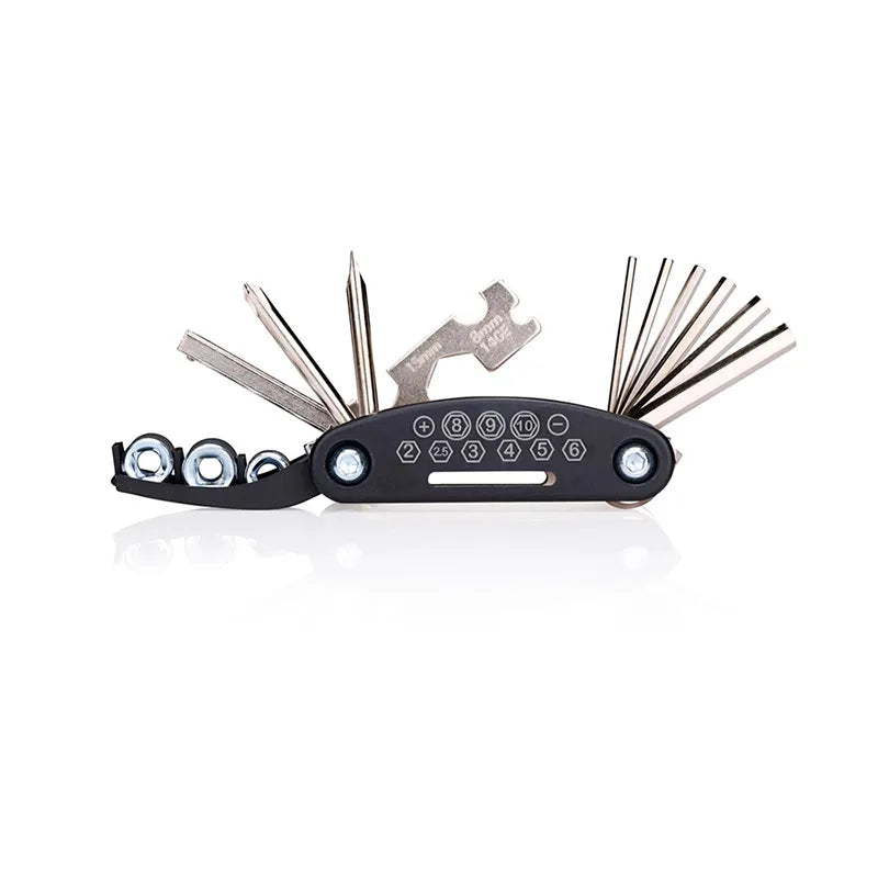Bicycle Gear – 14 dalių dviračių įrankių rinkinys dėkle
