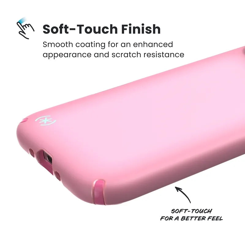 Speck Presidio Lux MagSafe - iPhone Air dėklas (Ibis Pink / Dark Ibis / Kanon Green)
