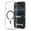 Spigen Ultra Hybrid Mag MagSafe – dėklas, skirtas iPhone 18 Pro / 17 Pro (skaidrus / grafito spalvos)