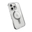 Speck Presidio Perfect-Clear ClickLock & MagSafe dėklas - iPhone 16 Pro (skaidrus / chromo apdaila / Serene Silver)