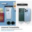 Spigen A601 universalus vandeniui atsparus dėklas - dėklas išmaniesiems telefonams iki 6,9 colio (skaidrus)