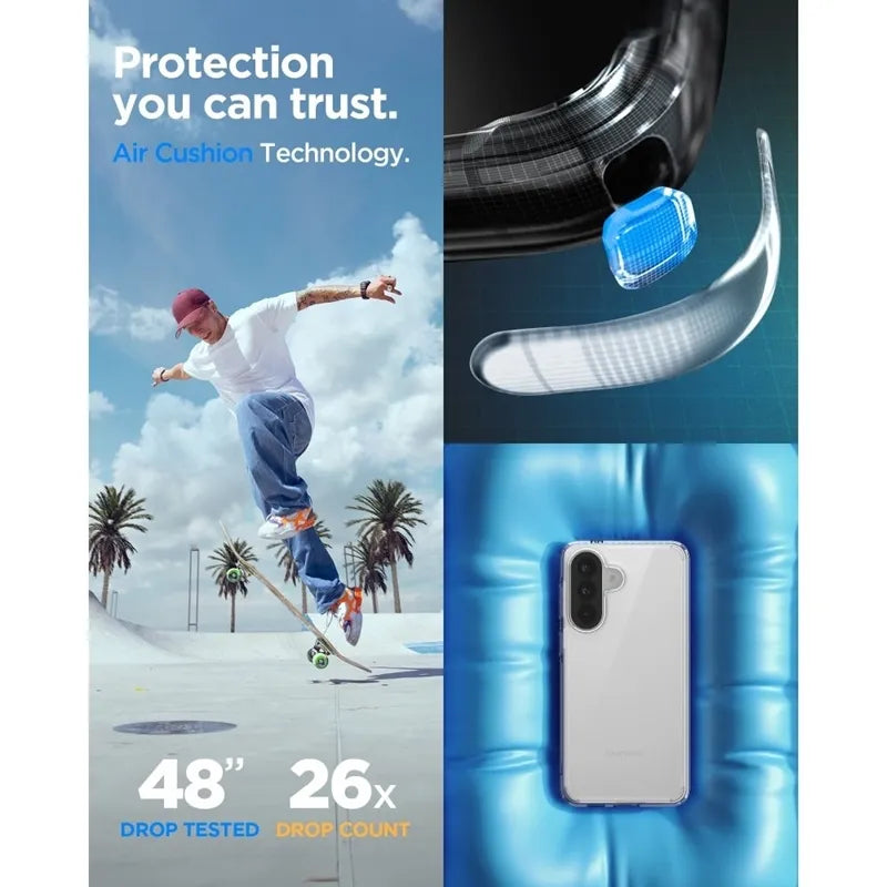 Spigen Ultra Hybrid – dėklas Samsung Galaxy A57 5G (skaidrus)