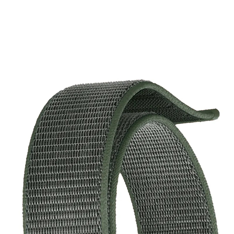 Crong Nylon – Sportinė apyrankė Apple Watch 38/40/41/42 mm (karinė žalia)