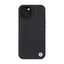 BMW Leather Hot Stamp – dėklas iPhone 15 (juodas)