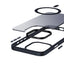 Crong Hybrid Frost MAG Cover - iPhone 15 Pro MagSafe dėklas (tamsiai mėlynas)