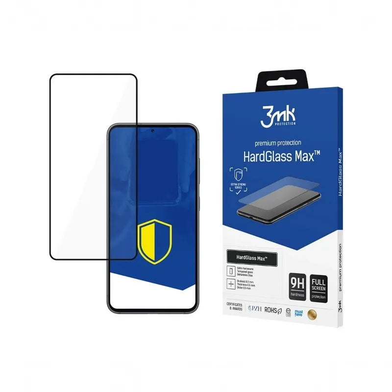 3mk HardGlass Max – Grūdintas stiklas skirtas Samsung Galaxy A55 5G (Juodas)