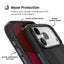 Speck Presidio2 Grip ClickLock & MagSafe dėklas, skirtas iPhone 17 Pro Max (juodas / pilkas / baltas)