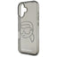Karl Lagerfeld IML Rhinestones Karl Head - Dėklas, skirtas iPhone 16 (juodas)