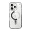 Speck Presidio Perfect-Clear ClickLock & MagSafe dėklas - iPhone 16 Pro (skaidrus / chromo apdaila / Serene Silver)