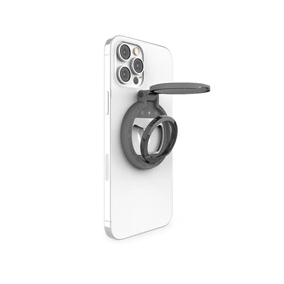 STM MagLoop - iPhone piršto kilpa ir butelių atidarytuvas - pilkas