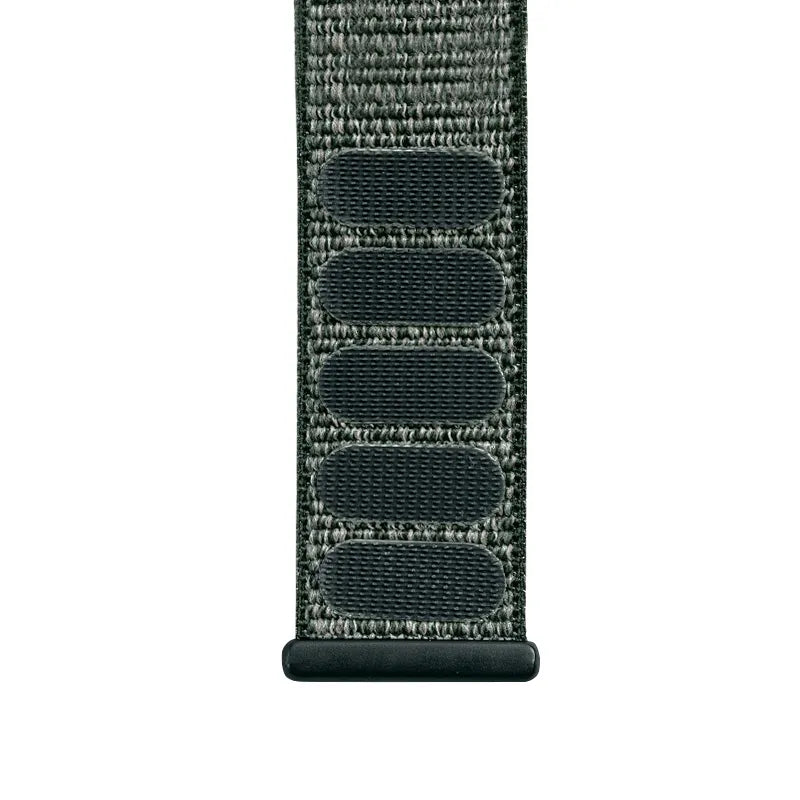 Crong Nylon – Sportinė apyrankė Apple Watch 38/40/41/42 mm (karinė žalia)