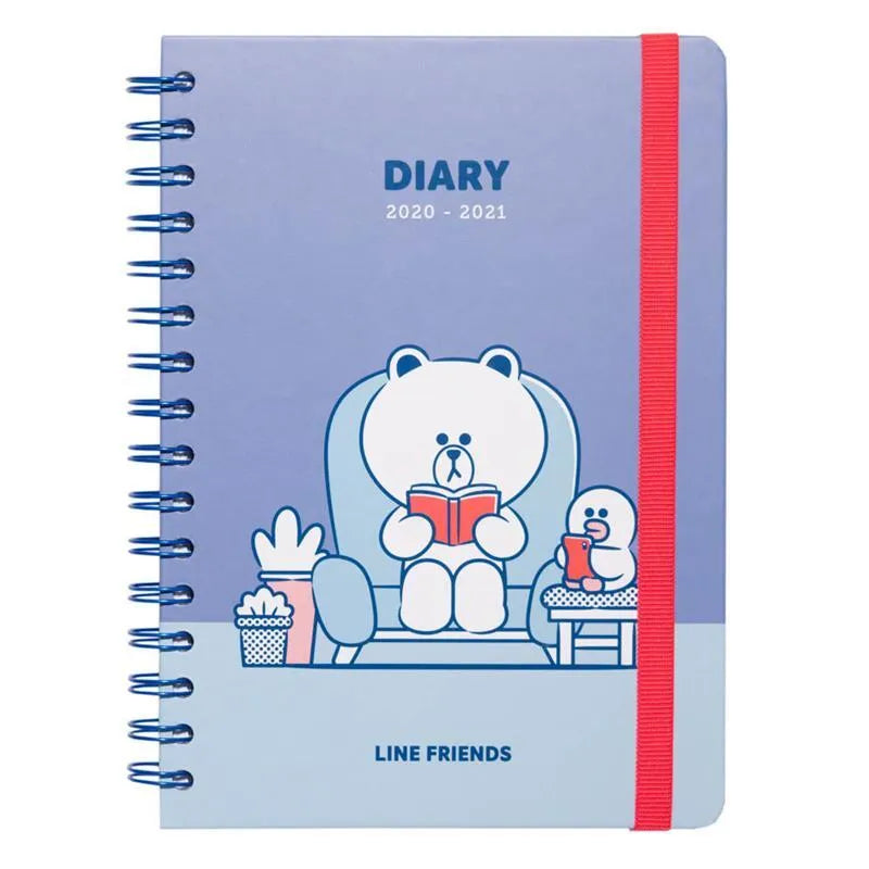 Line Friends – 2020/2021 m. A5 kalendorius