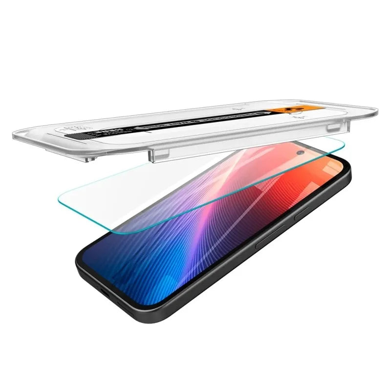 Spigen Glas.TR EZ FIT 2-Pack – grūdintas stiklas, skirtas Google Pixel 9a (2 vnt.)