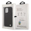 BMW Leather Hot Stamp MagSafe - Dėklas iPhone 14 Pro Max (Juodas)