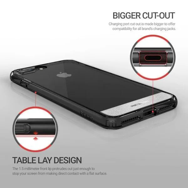 Obliq Naked Shield – dėklas, skirtas iPhone 7 Plus (Smoky Black)