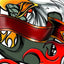 Nexgen 3D efekto lipdukai Samsung Galaxy S3 (Iron Eagle 3D)