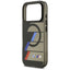BMW M IML Metal Buttons Tricolor Lines MagSafe – dėklas iPhone 17 Pro (juodas)