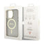 Guess Glitter Gold MagSafe - Dėklas iPhone 14 Pro (Juodas)