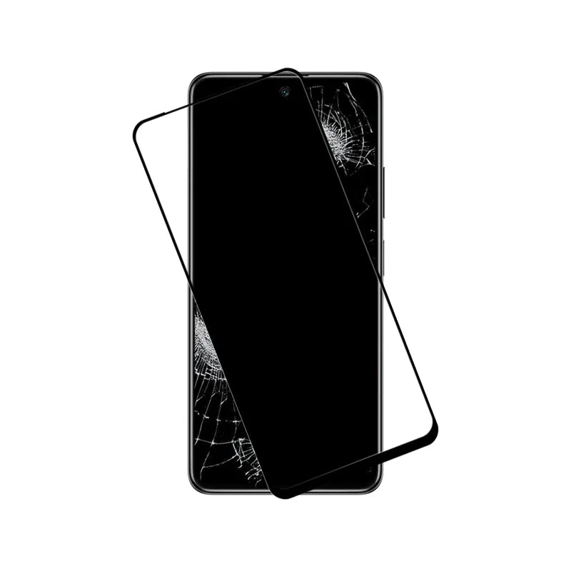 „Crong 7D Nano Flexible Glass“ – nedūžtantis 9H hibridinis stiklas visam „Xiaomi POCO M4 Pro 5G“ ekranui