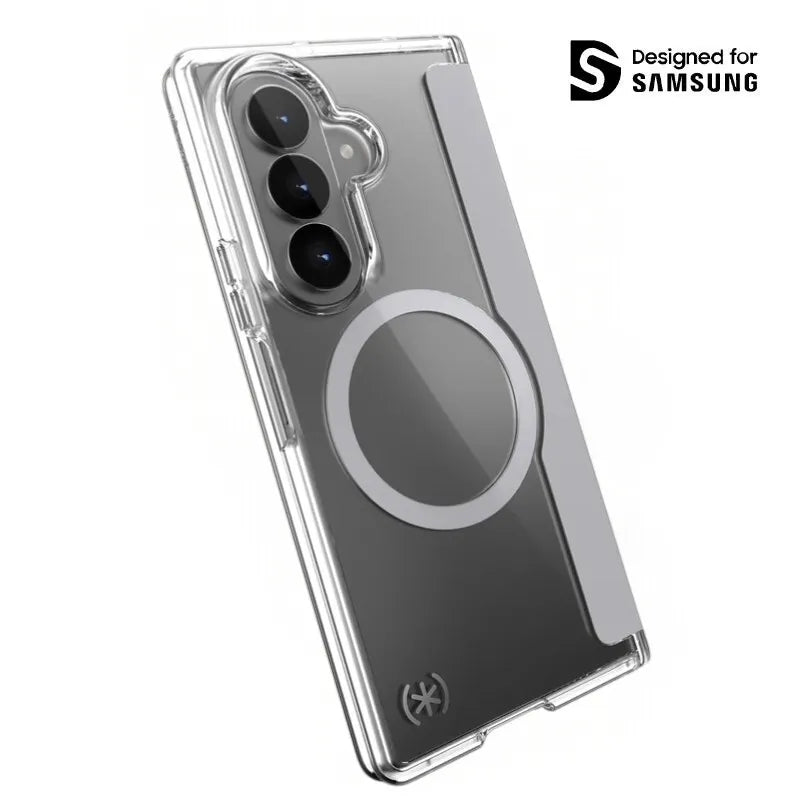 Speck Presidio Perfect-Clear Magnet – Samsung Galaxy Z Fold 8 Ultra dėklas su MagSafe (skaidrus)