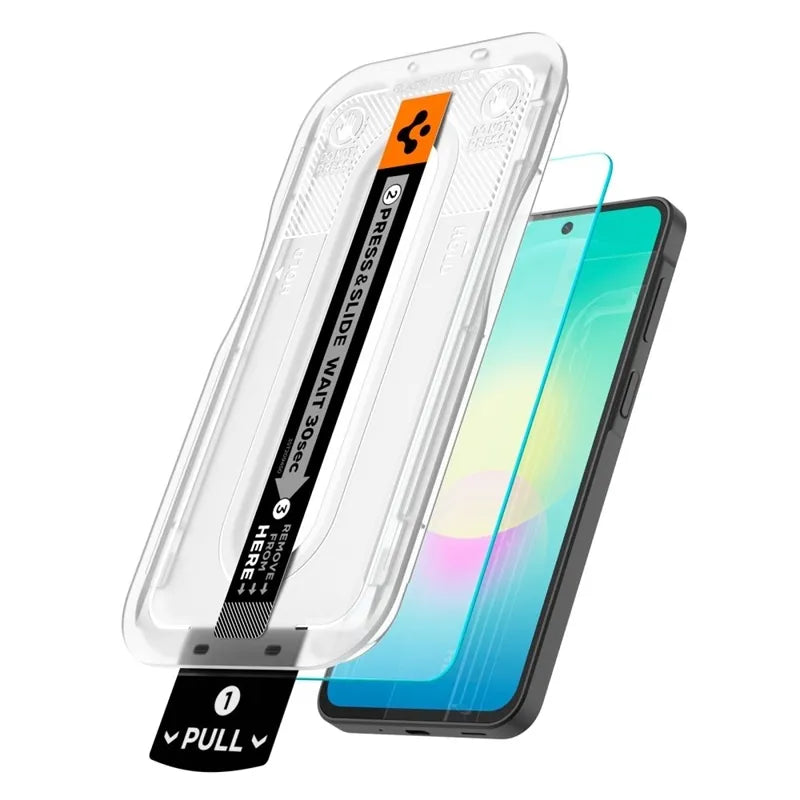 Spigen GLAS.TR EZ Fit Pro 2-Pack – grūdintas stiklas, skirtas Samsung Galaxy A27 5G (2 vnt.)