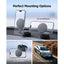 Spigen MFT35-1 magnetinis automobilinis laikiklis prietaisų skydeliui, stiklui ir ekranui – magnetinis automobilinis laikiklis MagSafe (juodas)