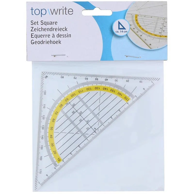 Topwrite – Geometrinis trikampis 3-viename 14 cm