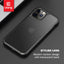 Crong Hybrid Carbon – dėklas iPhone 12 Pro Max (juodas)