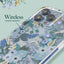Rifle Paper Clear – dėklas iPhone 14 Pro Max (Garden Party Blue)