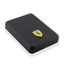 Ferrari Metal Logo MagSafe – indukcinis maitinimo blokas 5000 mAh 15 W MagSafe (juodas)