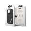 Karl Lagerfeld 3D Rubber Multi Logo dėklas, skirtas iPhone 15 (juodas)