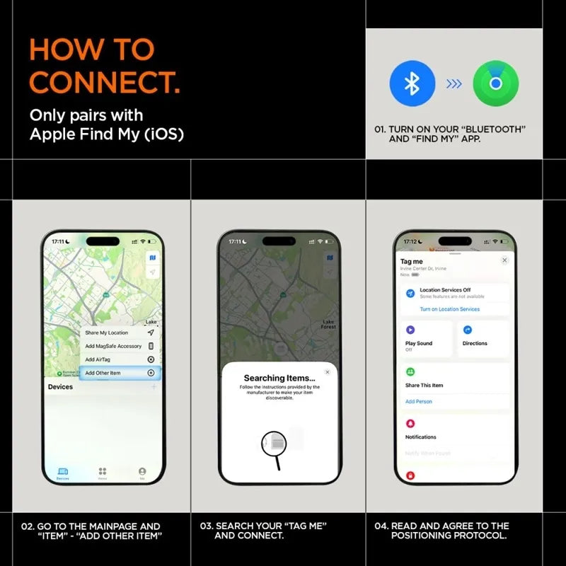 Spigen TagMe „Bluetooth“ sekiklis – raktų, kuprinės, krepšio ieškiklis Apple Find My (juodas)