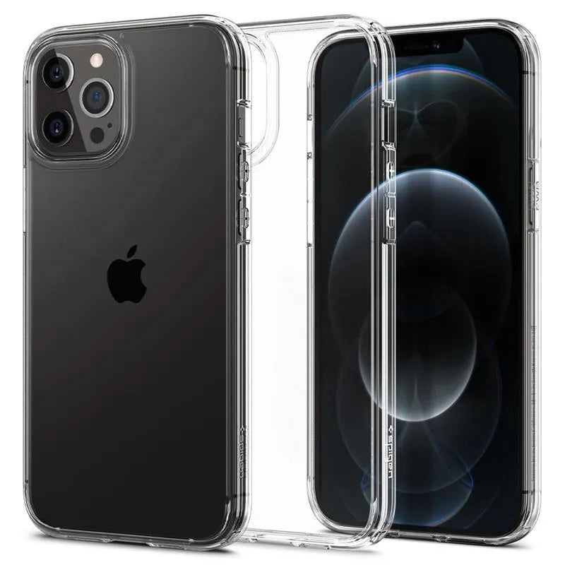 Spigen Ultra Hybrid – dėklas iPhone 12 / iPhone 12 Pro (skaidrus)
