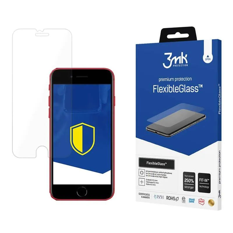 3MK „FlexibleGlass“ – hibridinis stiklas, skirtas „iPhone SE 2022/2020“