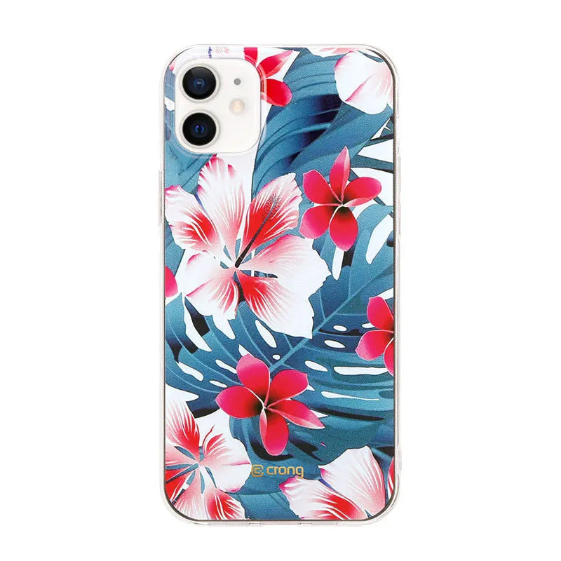 Crong Flower Case – dėklas iPhone 12 Mini (raštas 03)