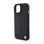 BMW Leather Hot Stamp – dėklas iPhone 15 (juodas)