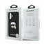 Karl Lagerfeld Silicone Karl Head Print MagSafe – dėklas iPhone 16 (juodas)