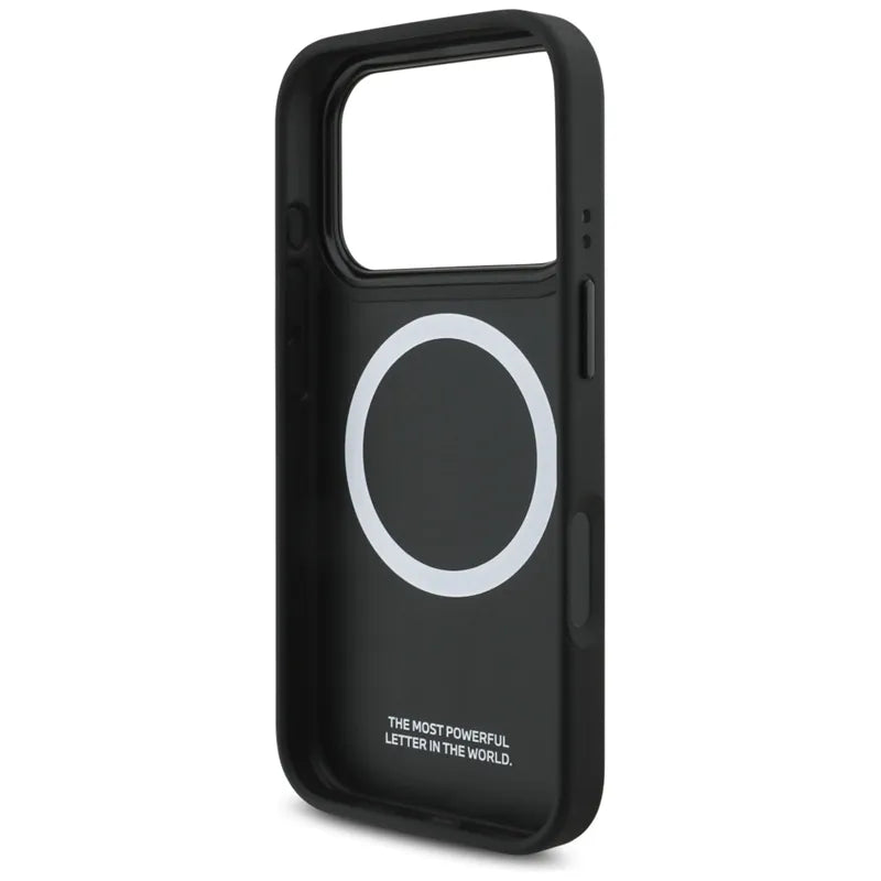 BMW M Carbon Line & Logo MagSafe - Dėklas iPhone 17 Pro (raudonas)