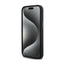 Karl Lagerfeld Silicone Choupette Metal Pin dėklas, skirtas iPhone 15 Plus (juodas)