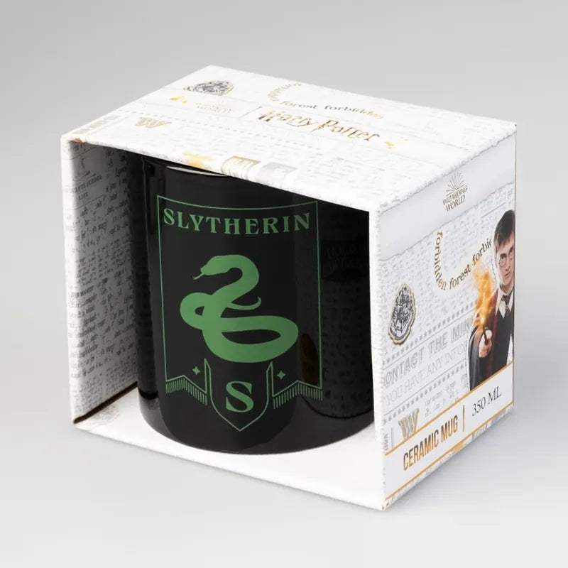 Harry Potter – keraminis puodelis dovanų dėžutėje 350 ml Slytherin