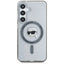 Karl Lagerfeld Button Karl Head Printed Logo MagSafe – dėklas Samsung Galaxy S25 (juodas)