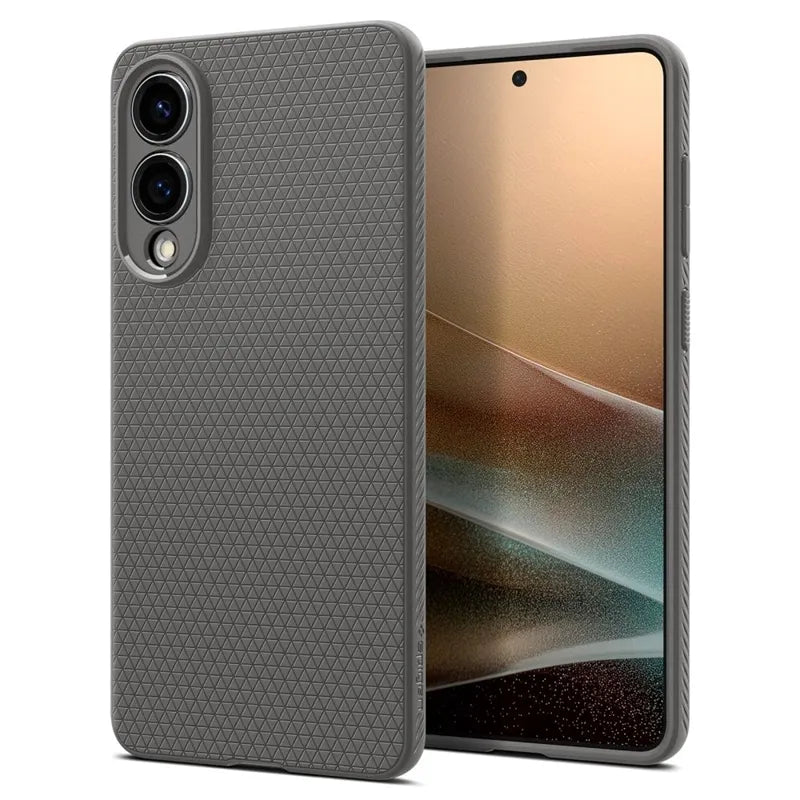 Spigen Liquid Air – dėklas Samsung Galaxy S25 Edge (Marble Grey)
