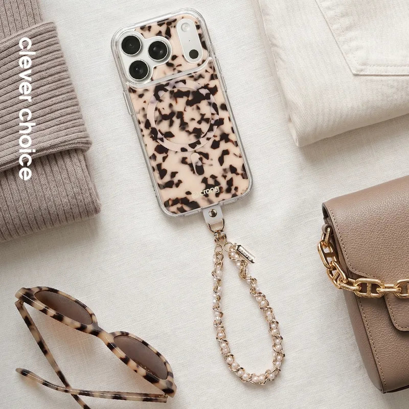 Crong Phone Charm – telefono pakabukas (Pearl Twist)