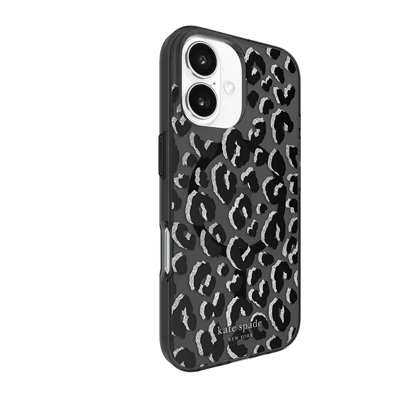 Kate Spade New York apsauginis „MagSafe“ dėklas, skirtas iPhone 16 (City Leopard)