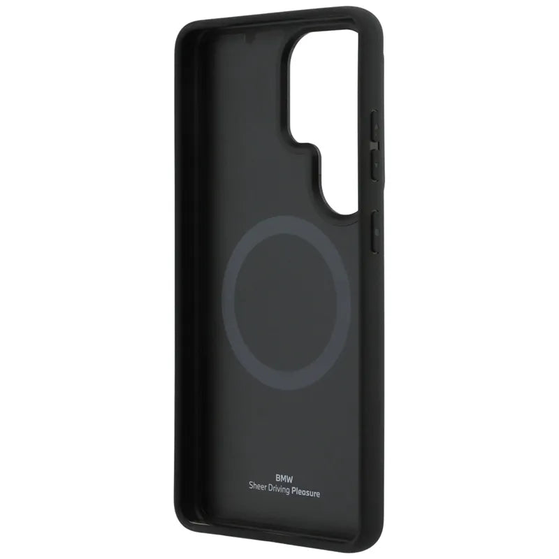 BMW Sign Magnetic Carbon Fiber MagSafe dėklas - Samsung Galaxy S26 Ultra (juodas)